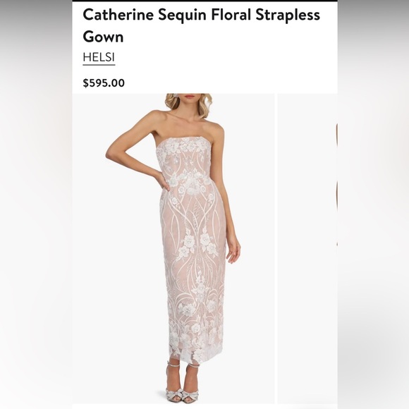 HELSI Catherine off white/nude size small (fits like a medium)NEW WITH TAG - Picture 1 of 6